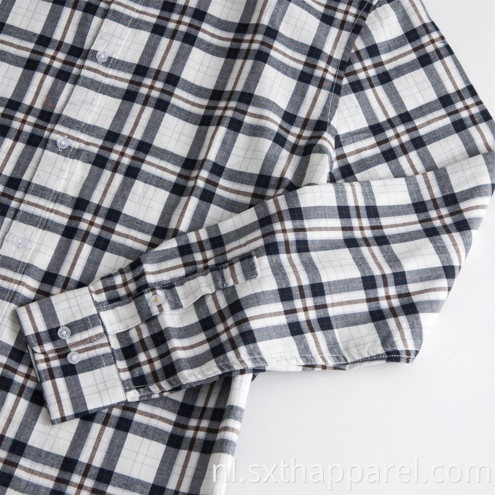 Anti-wrinkle Long Sleeve Check Formal Shirt